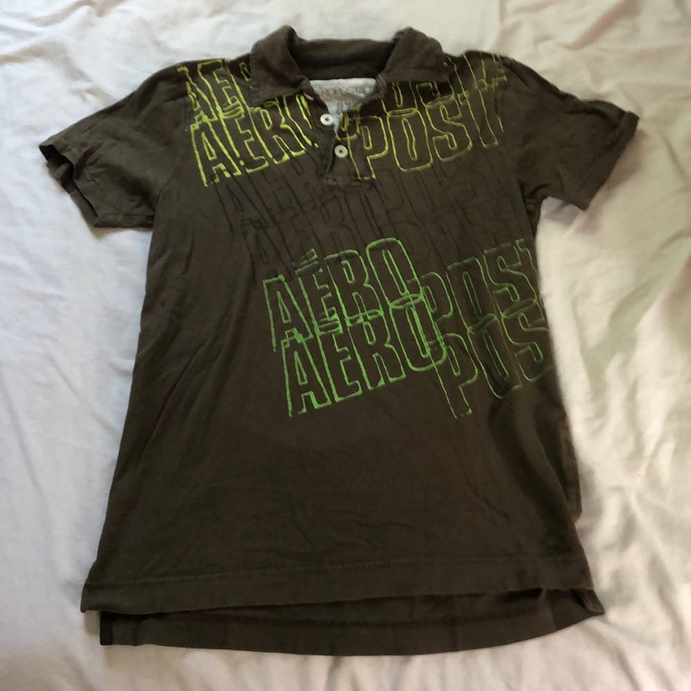 Aeropostale Graphic Polo